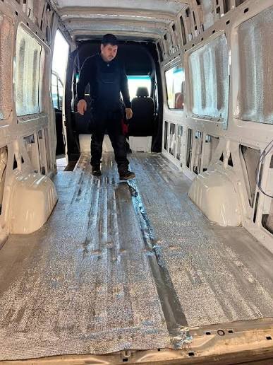 Completed conversion interior
